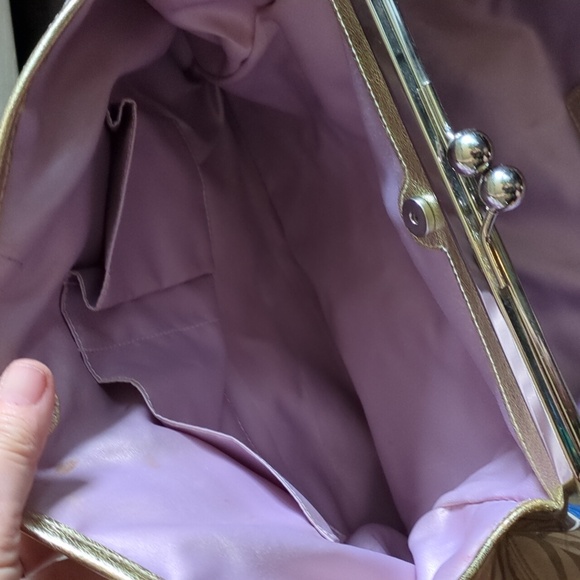 Coach Signature Striped Tartan Carry All - Picture 6 of 13